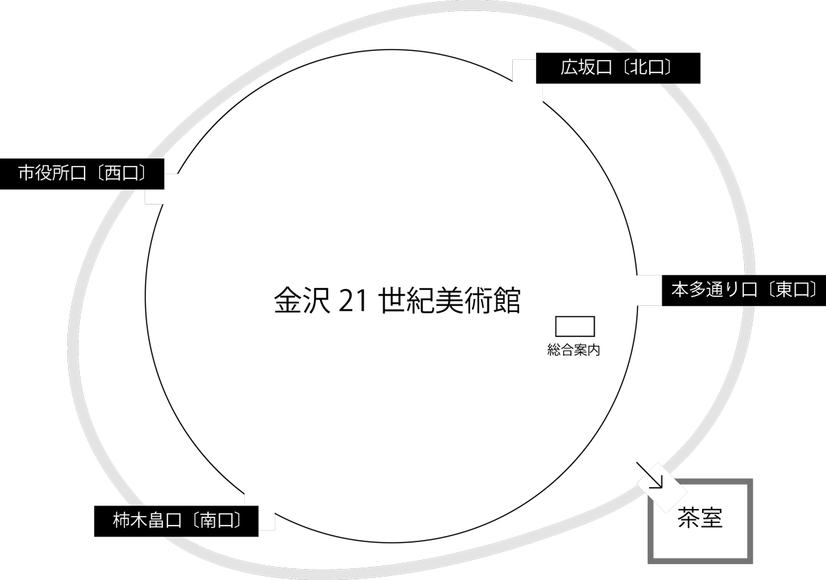 お茶室への アクセス