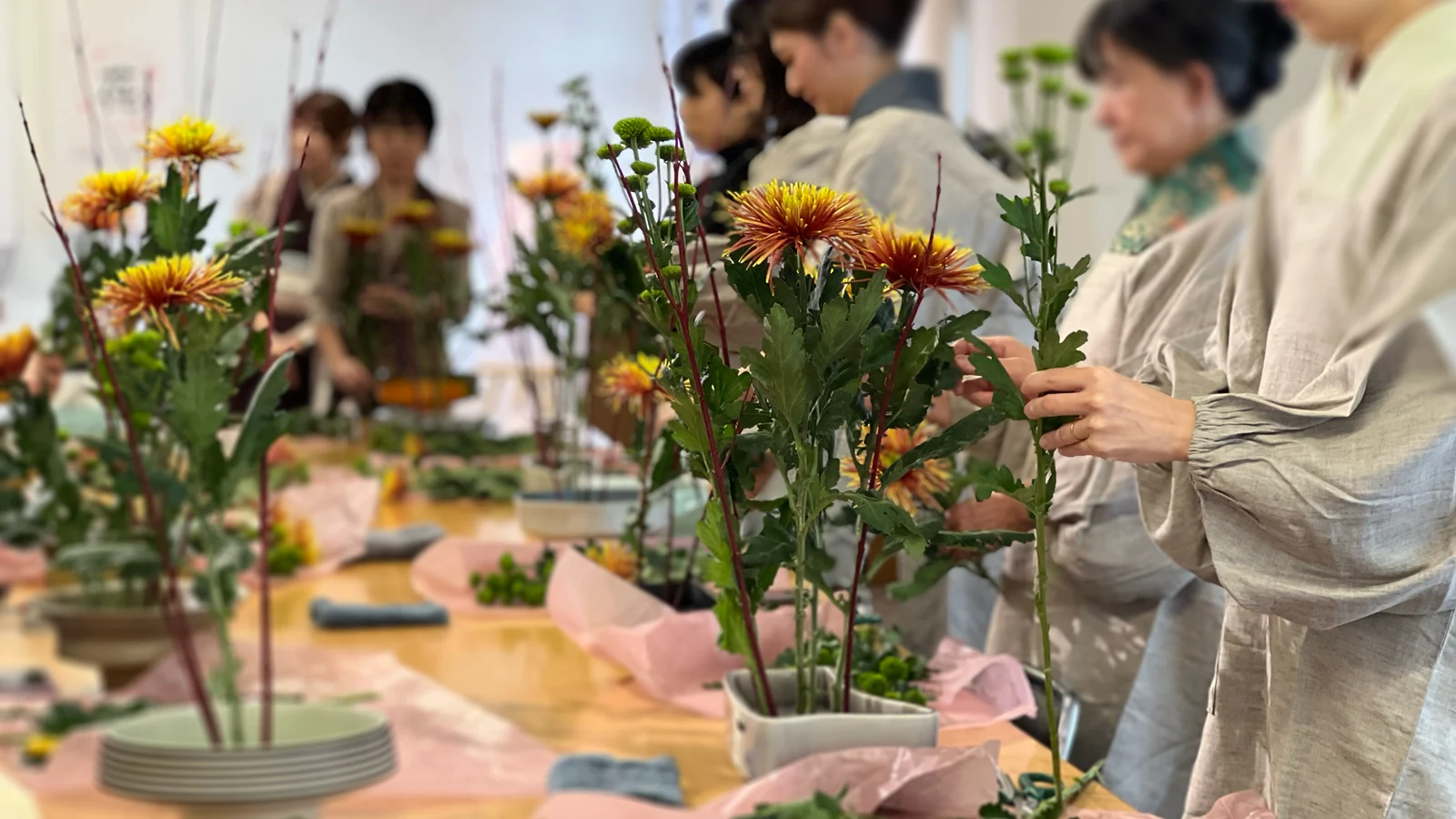 いけばなの会　レッスン1-4