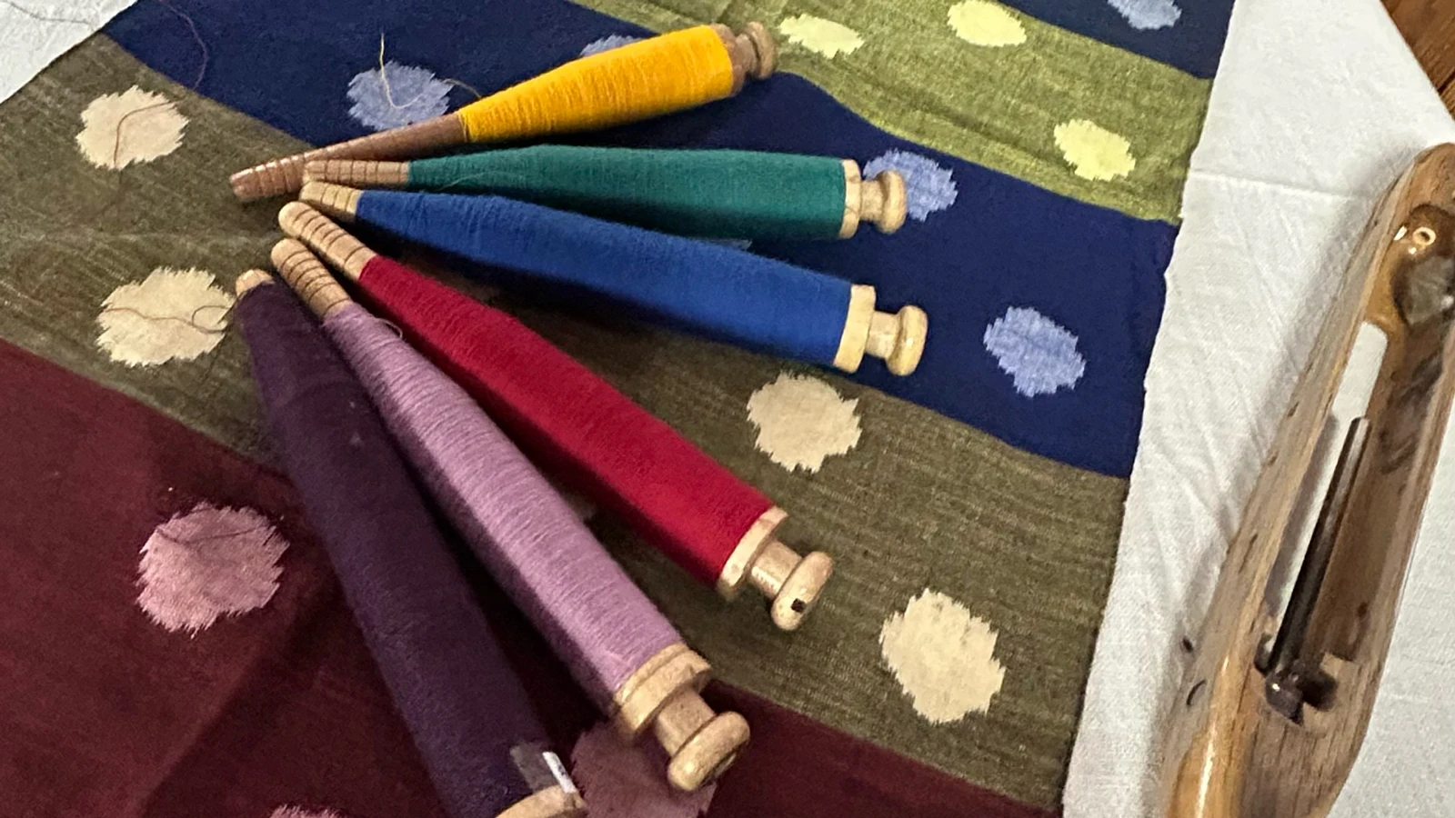 久留米絣で用いられる糸