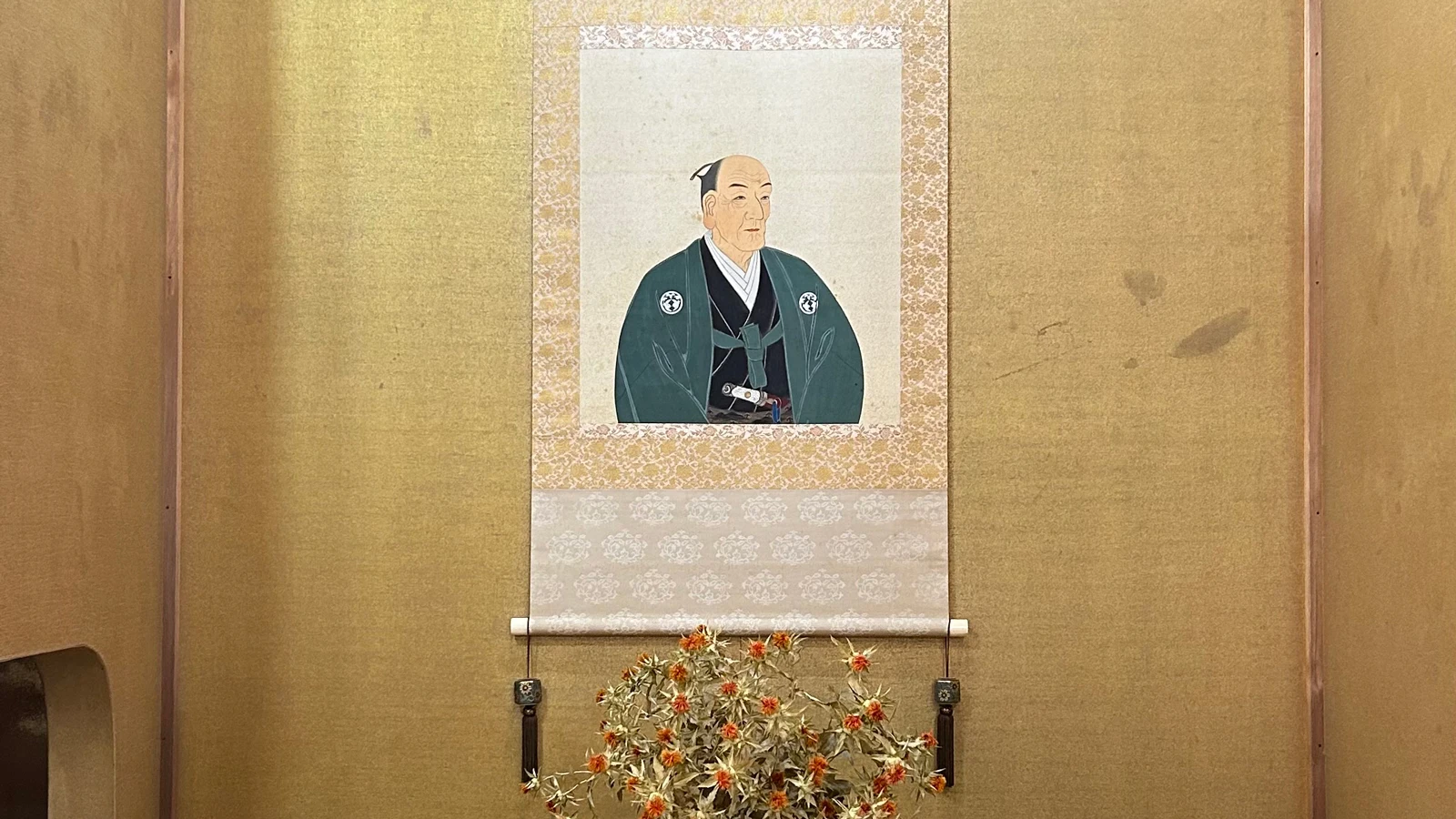 紙本著色織田信長像