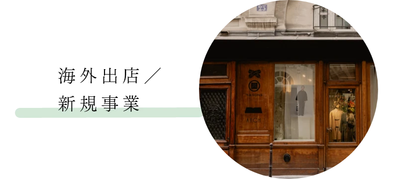 海外出店/新規事業
