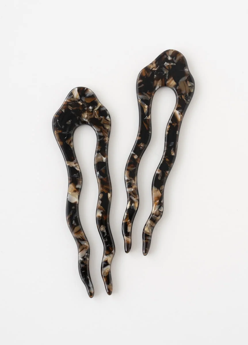 Manon kanzashi BROWN