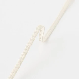 正絹三分紐 笹波　白