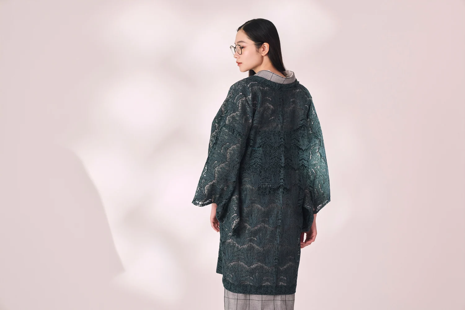 レタリングレース羽織