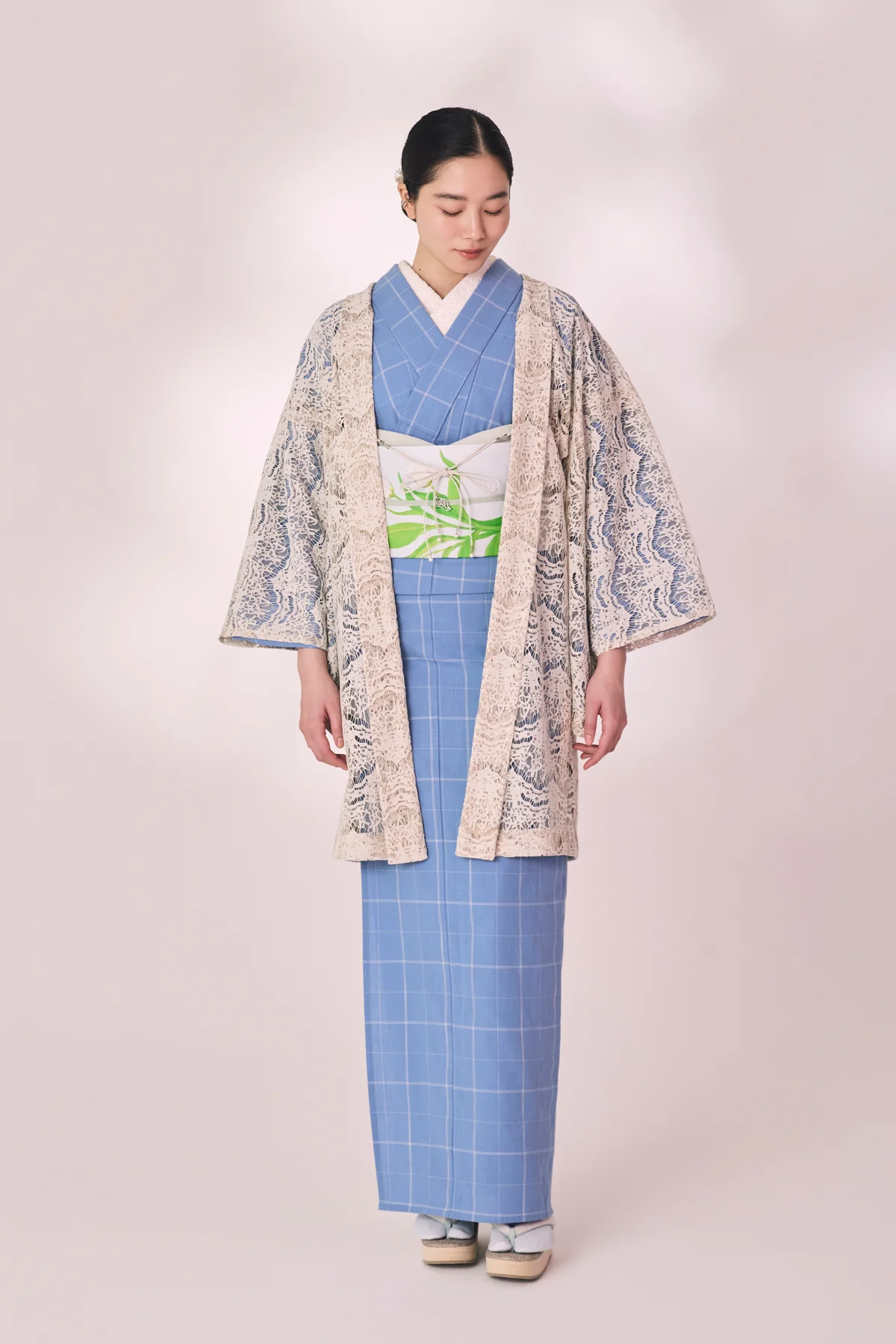 レタリングレース羽織