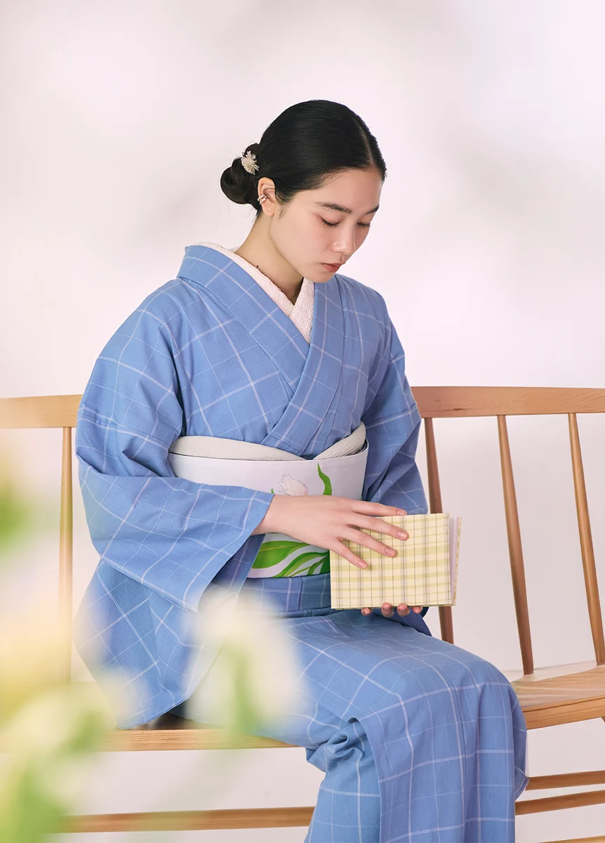 片貝木綿 ウィンドウペンチェック