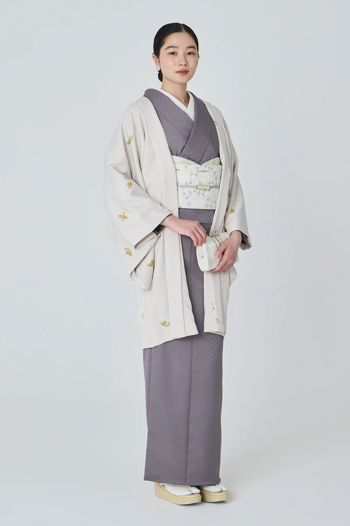 やまと可憐  色無地  源氏鼠