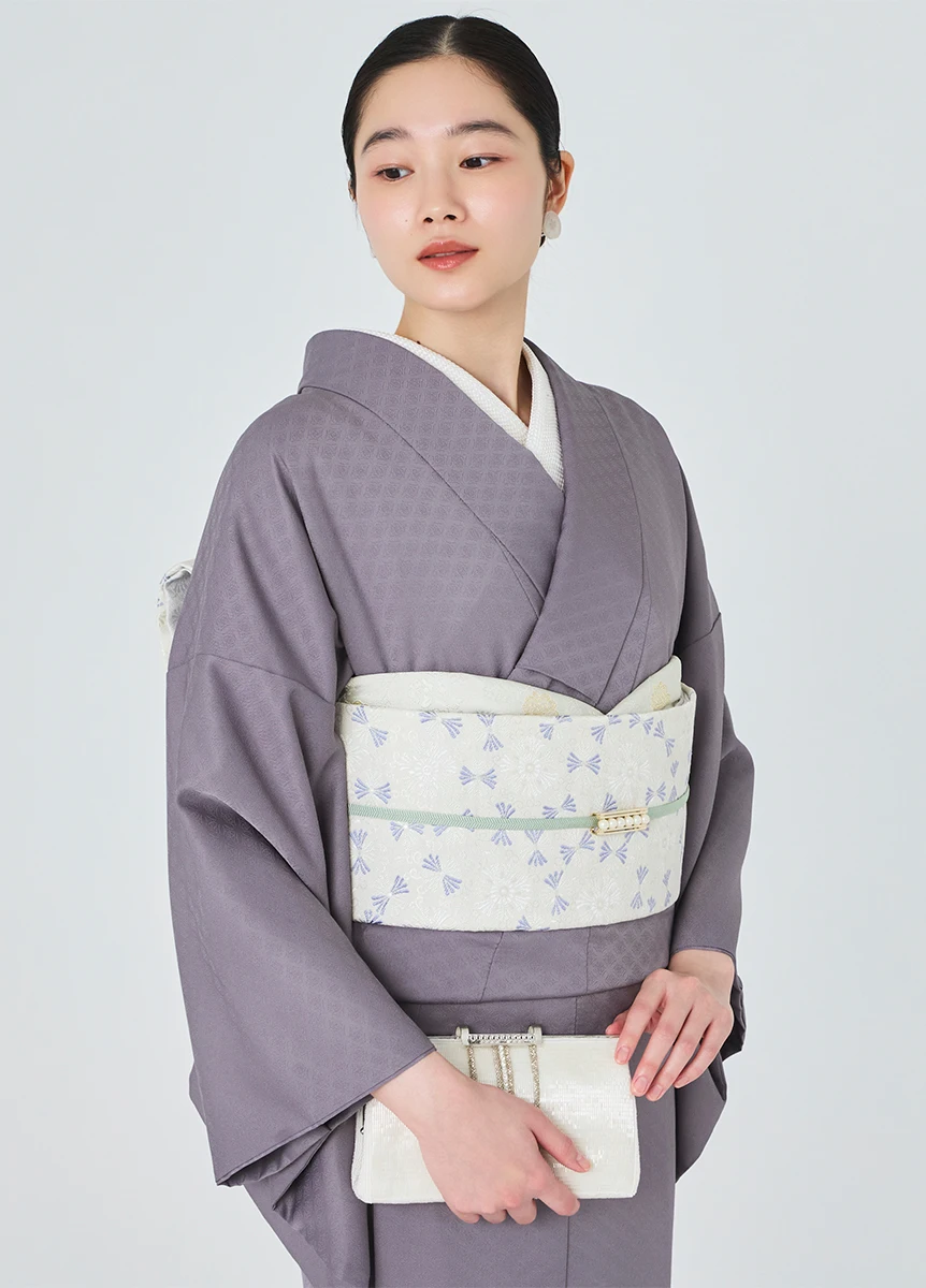 やまと可憐 色無地 源氏鼠