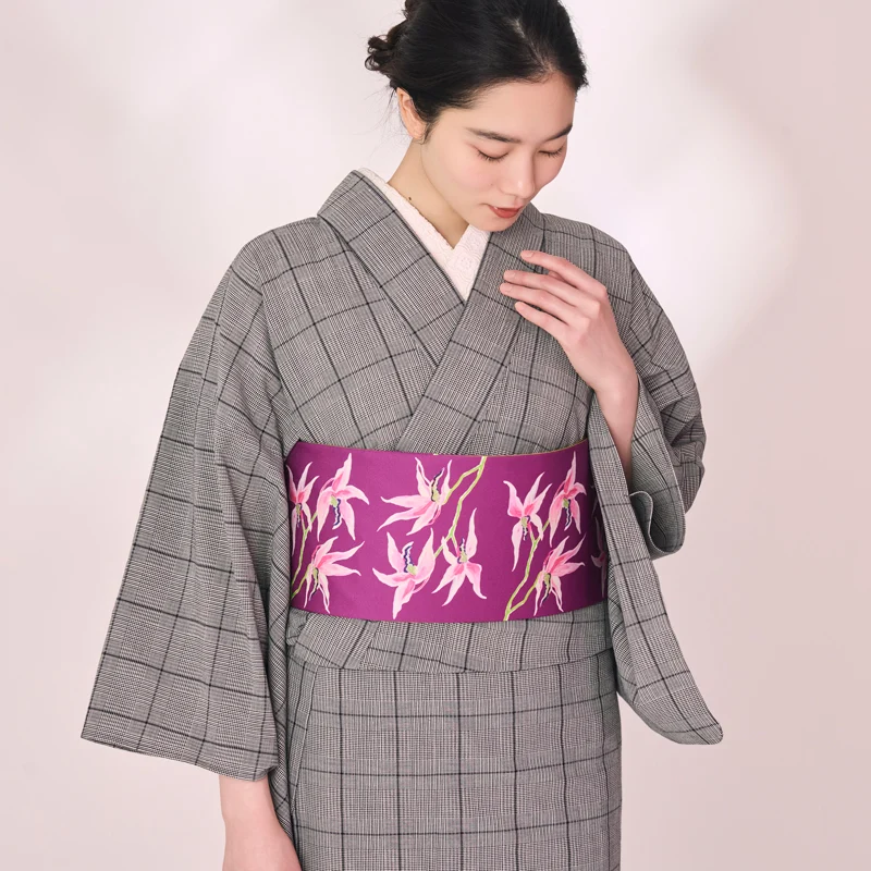 きものやまと× KiSHiCRi 半巾帯 らんらんらん