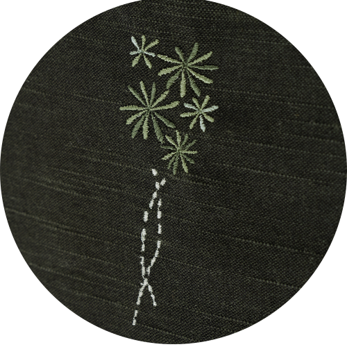 砂時計　深緑