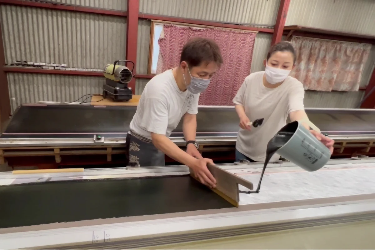 結城紬学校 プログラム2工程