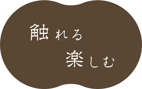 触れる 楽しむ