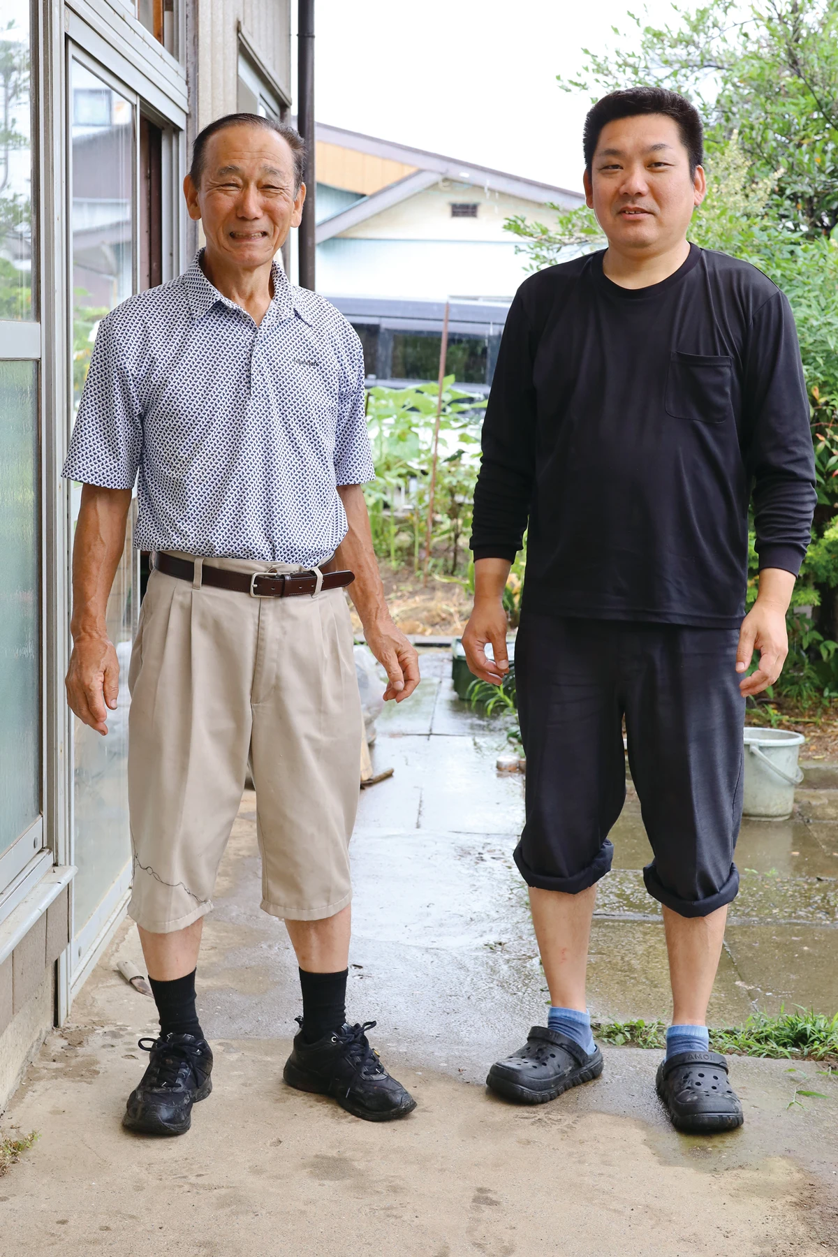 左から、中安 啓さん、中安善文さん