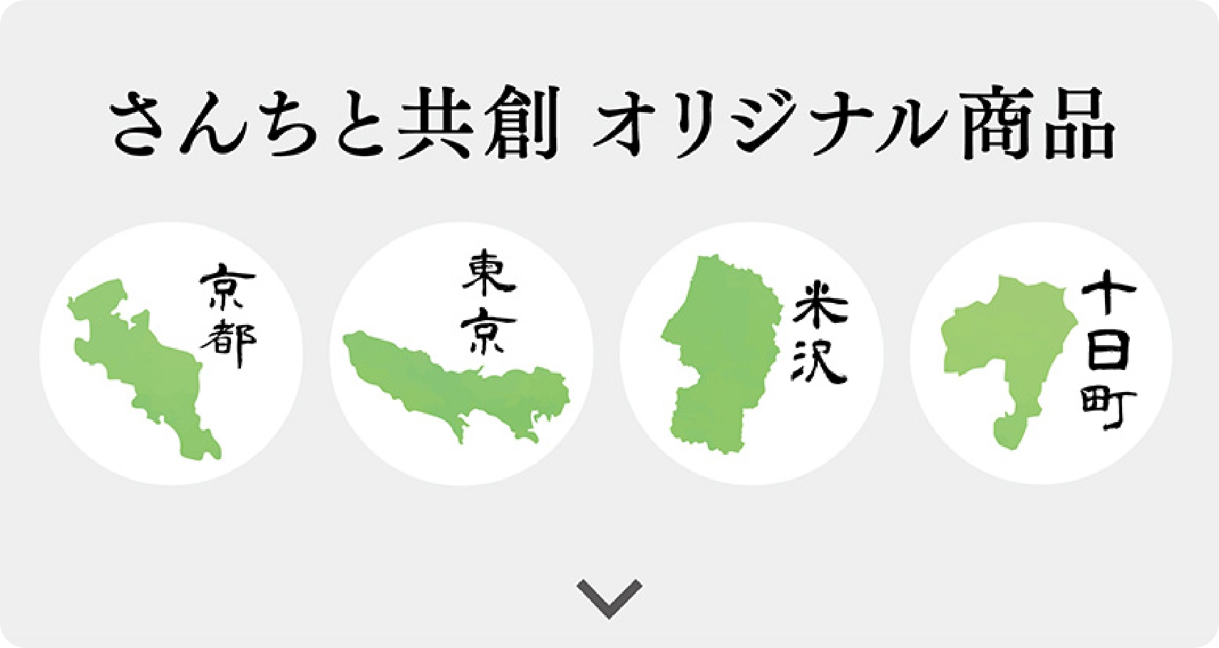 さんちと共創 オリジナル商品