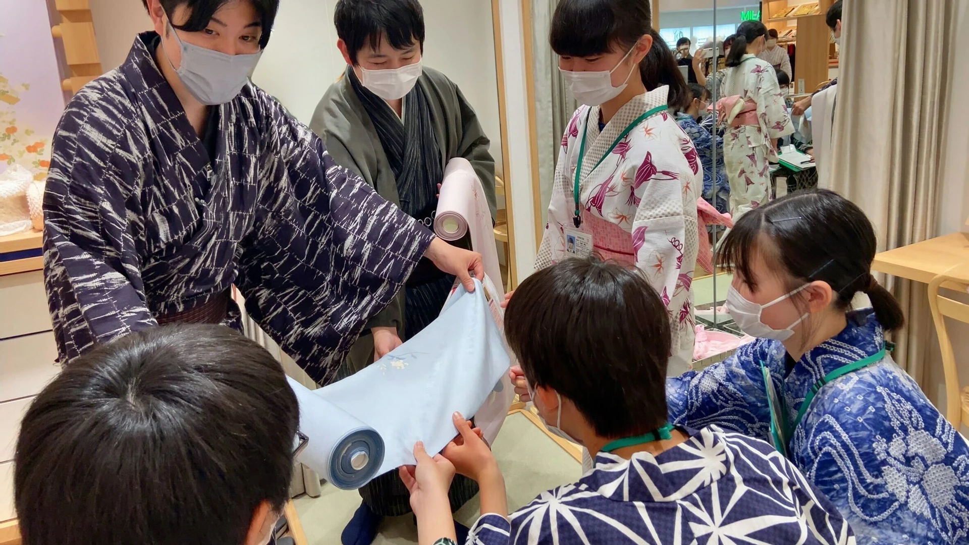 きものやまと エスパル仙台店にて職場体験を実施しました