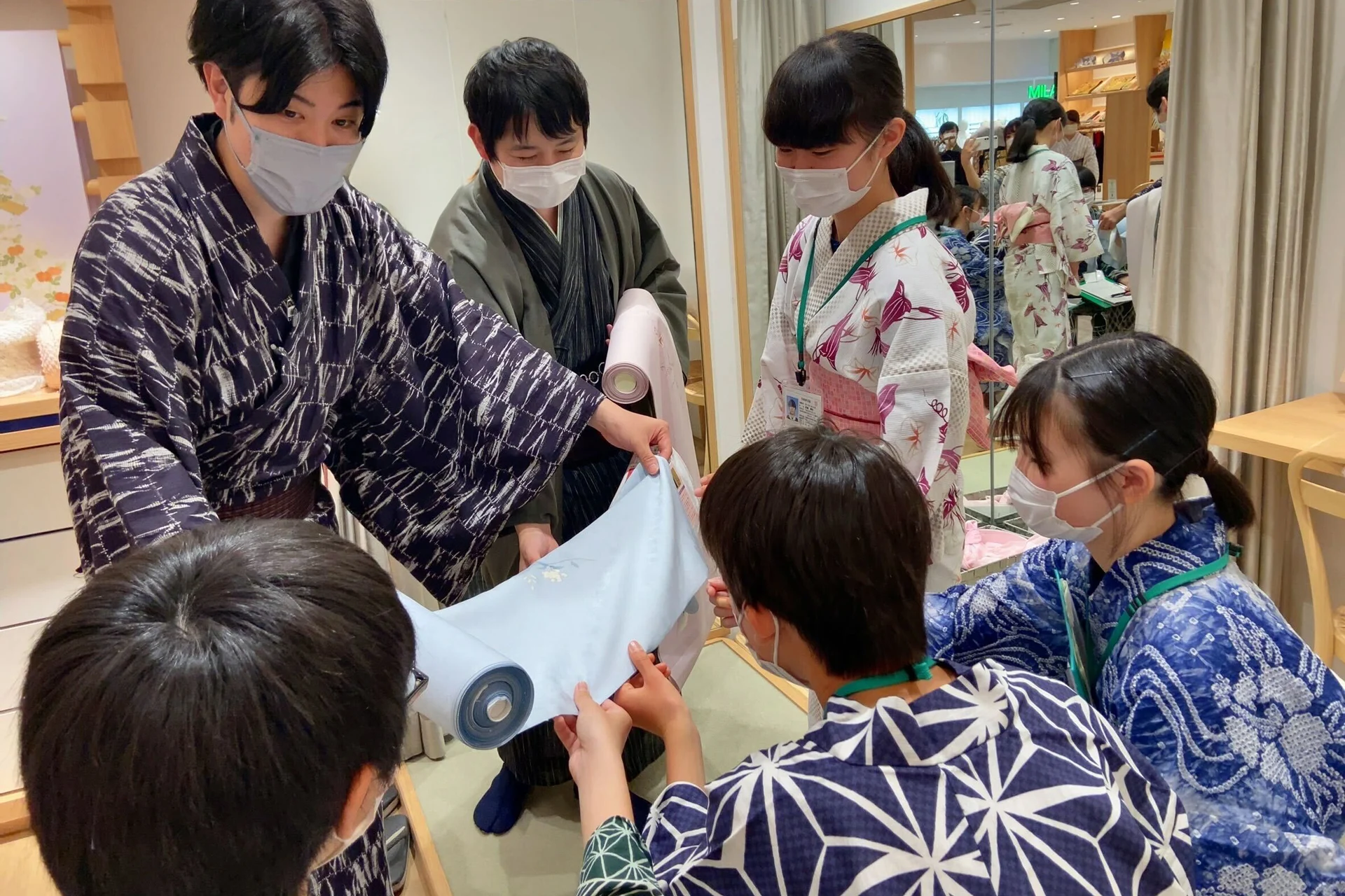 きものやまと エスパル仙台店にて職場体験を実施しました