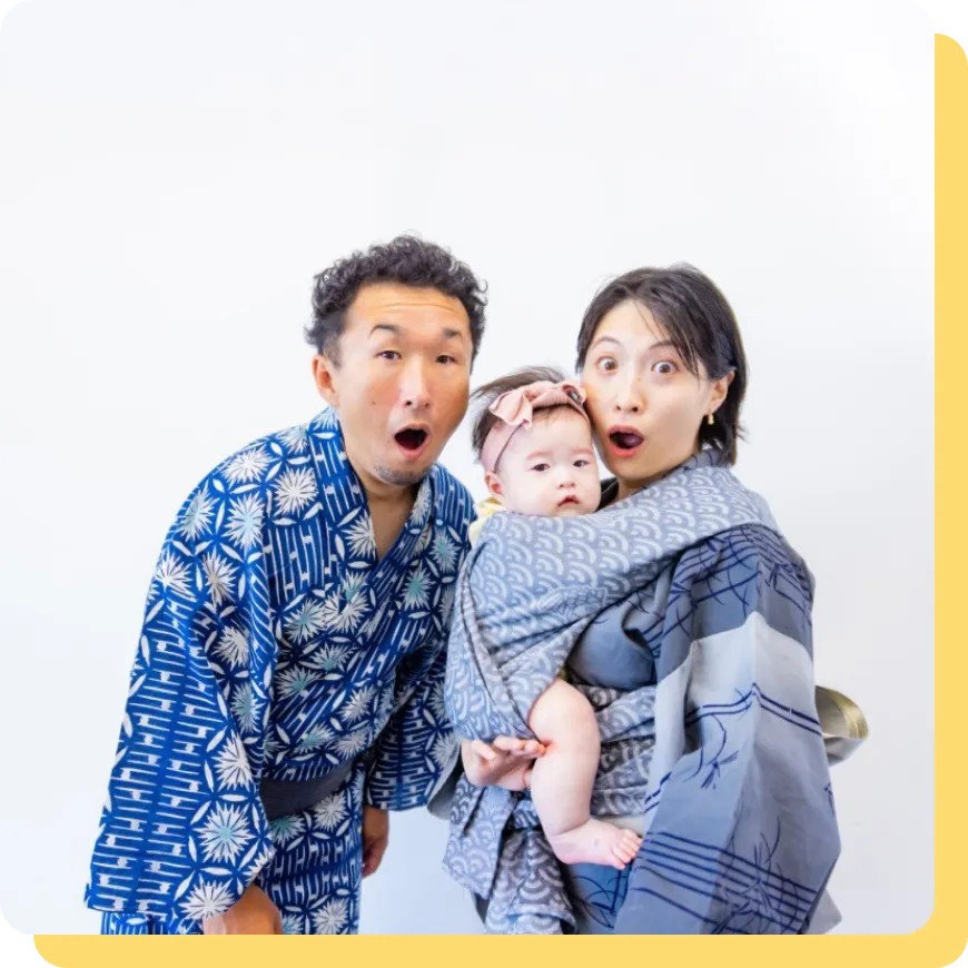 ゆかた×babywearing2