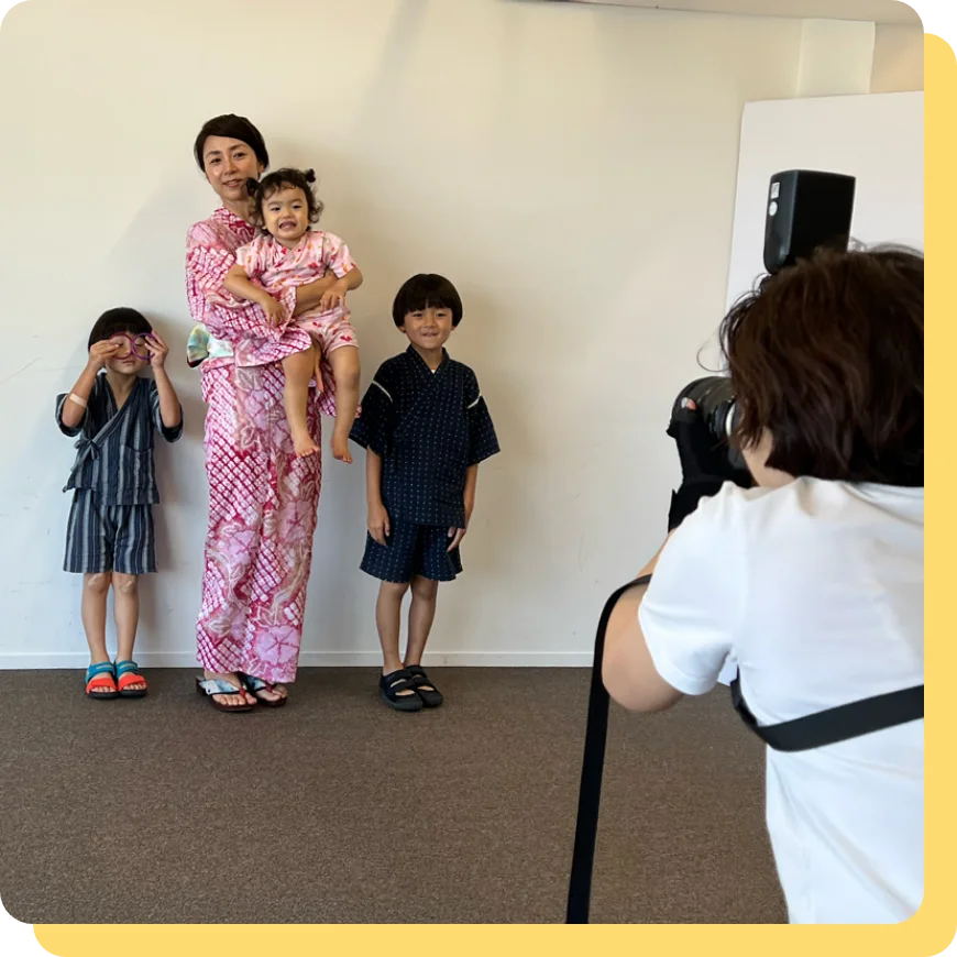 ゆかた×babywearing3