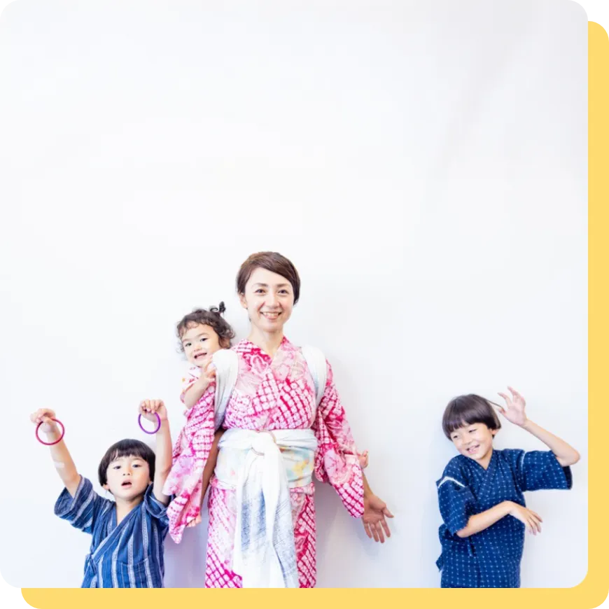 ゆかた×babywearing4