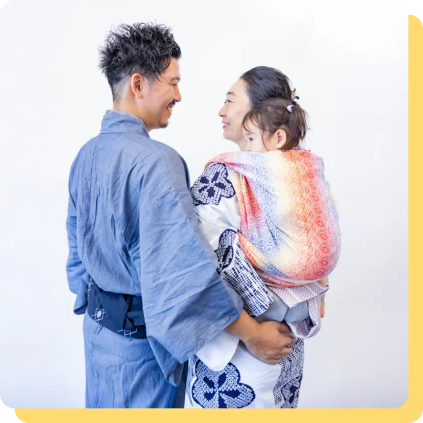 ゆかた×babywearing7