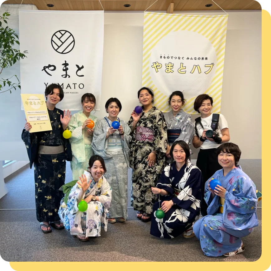 ゆかた×babywearing8