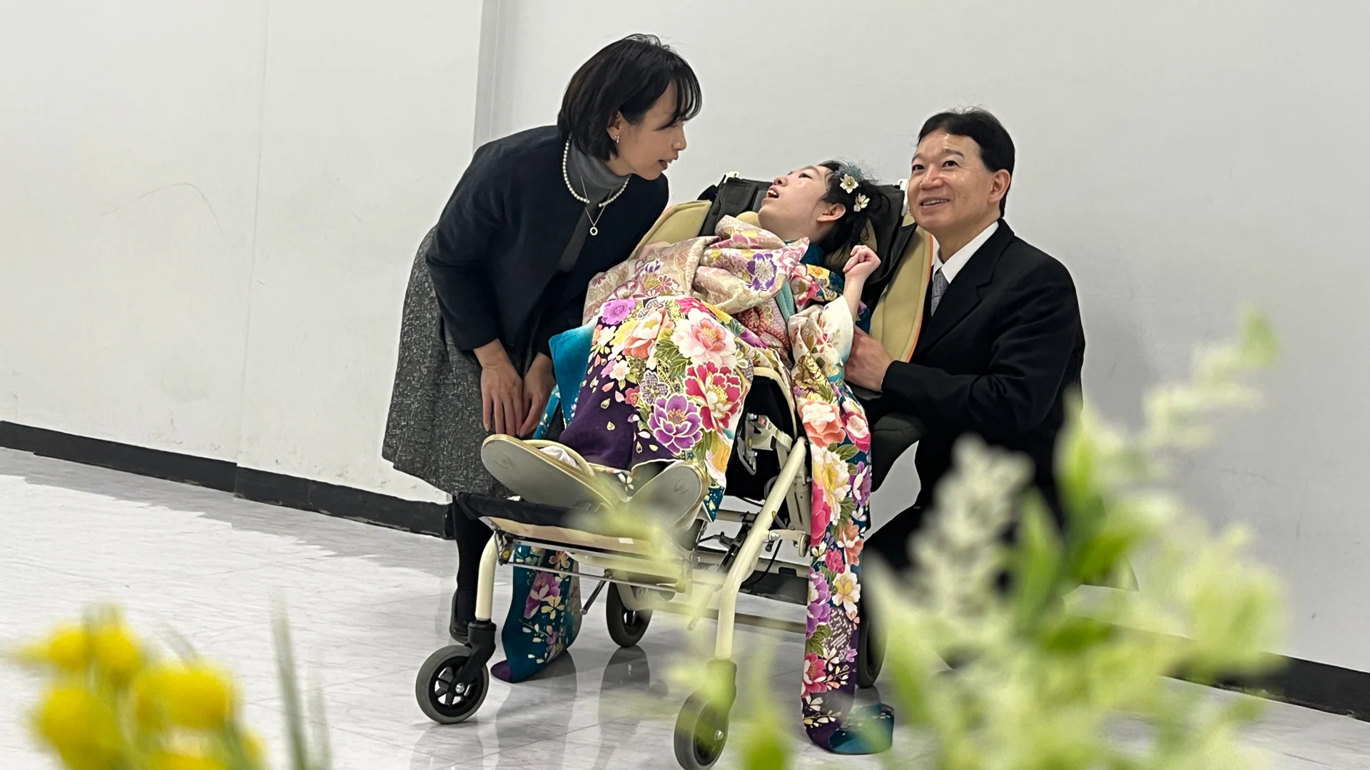 港区主催の障がいを有する方へ向けた「きもの記念撮影会」に参加しました