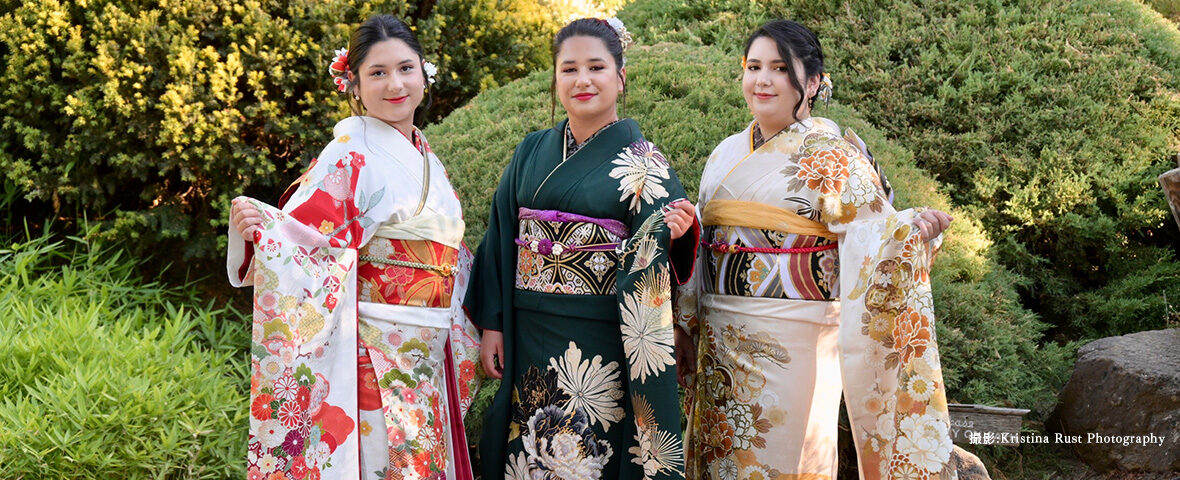 ＜KIMONO DREAM MAKERS YAMATO＞ Yamato’s furisode delivered to an overseas country.