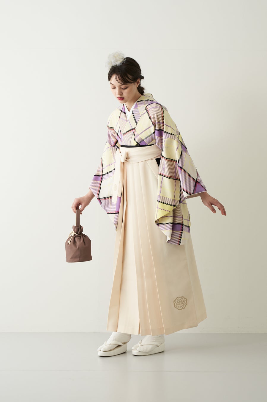 KIMONO by NADESHIKO＞マドラスチェックの袴を加えた新作「わたしの ...