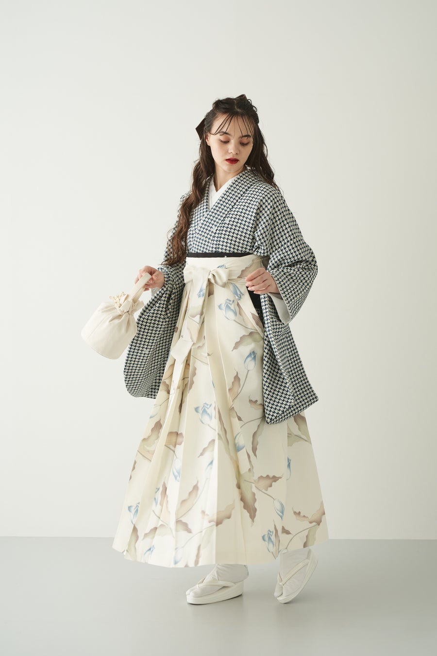 KIMONO by NADESHIKO＞マドラスチェックの袴を加えた新作「わたしの ...