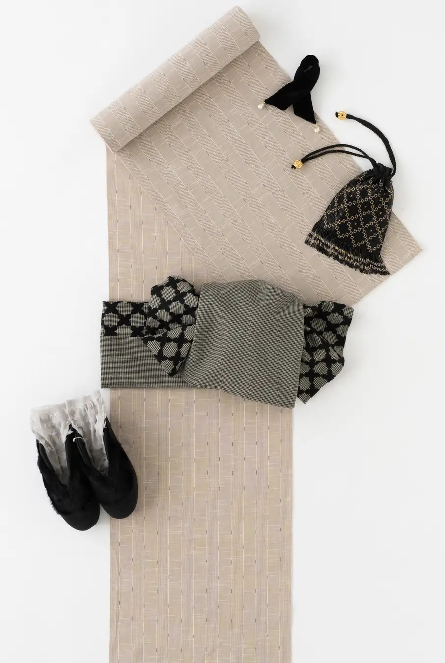 レースへこ帯 黒