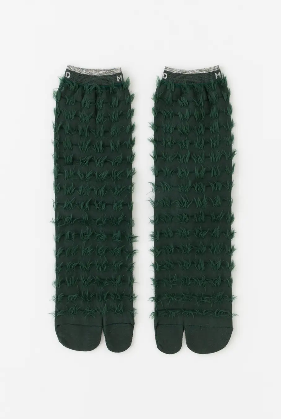 フリンジ足袋ソックス 緑